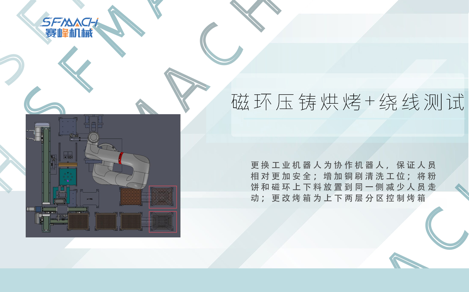 磁环压铸烘烤+绕线测试